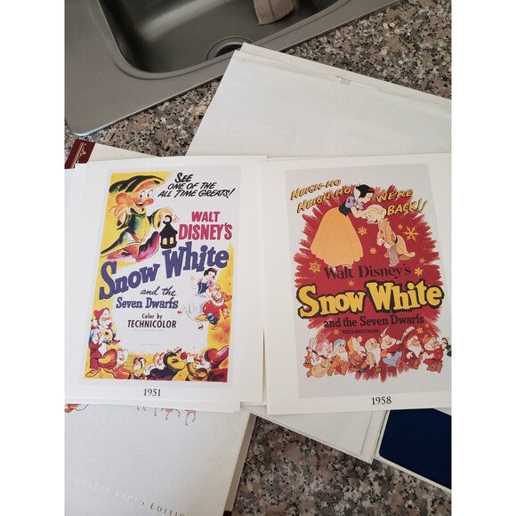 Walt Disney's Masterpiece SNOW WHITE Exclusive Deluxe Video Edition Complete Set - Picture 7 of 7